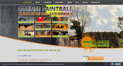 Desktop Screenshot of odensepaintball.dk